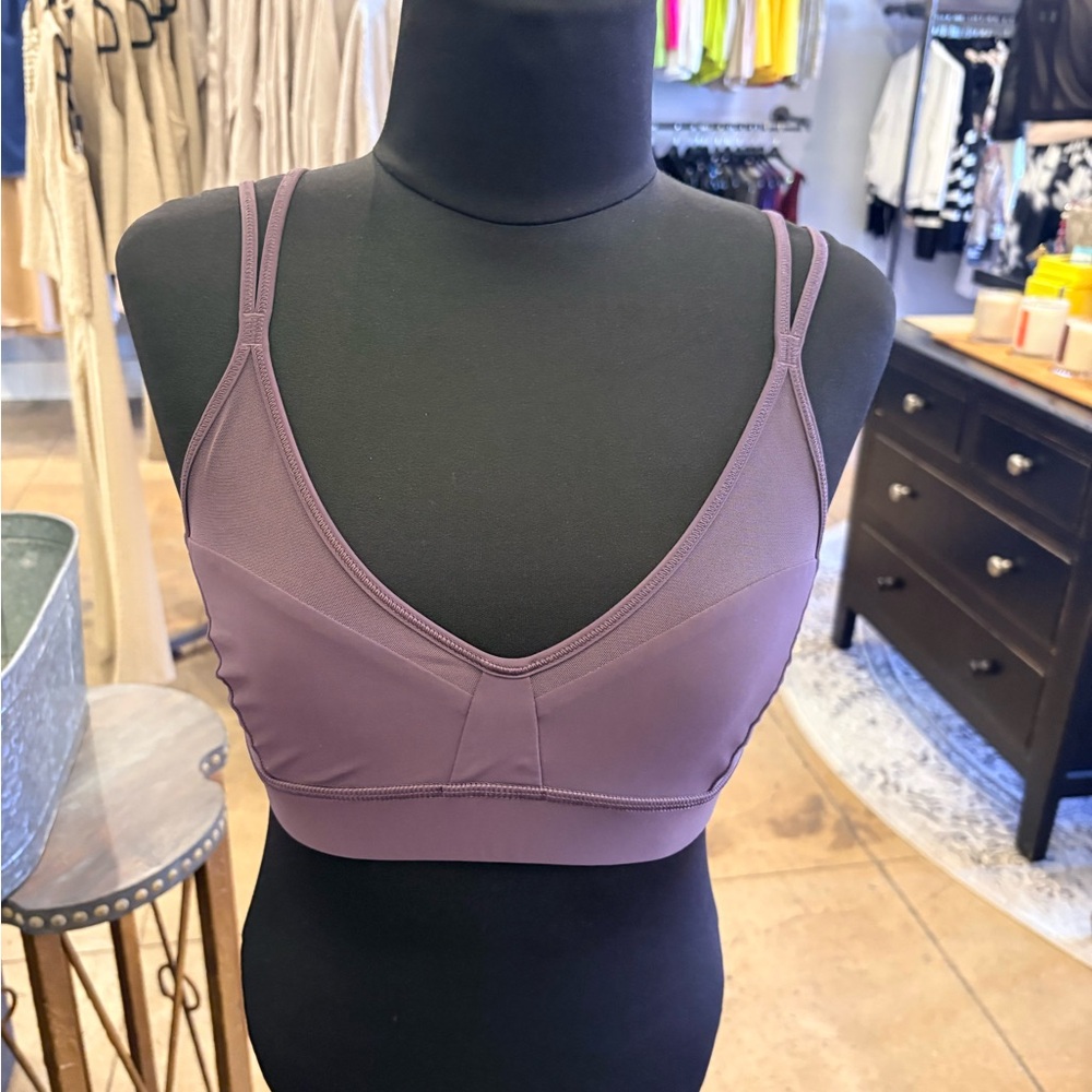 Lululemon bra size 8 plum color.